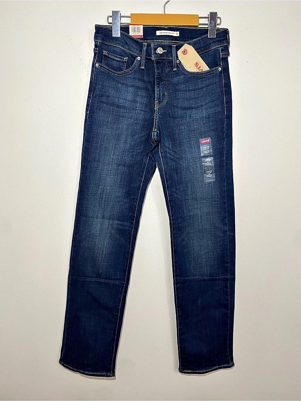 Levi's 314 Shaping Straight Jeans Women's Jeans Waist 27 Blue